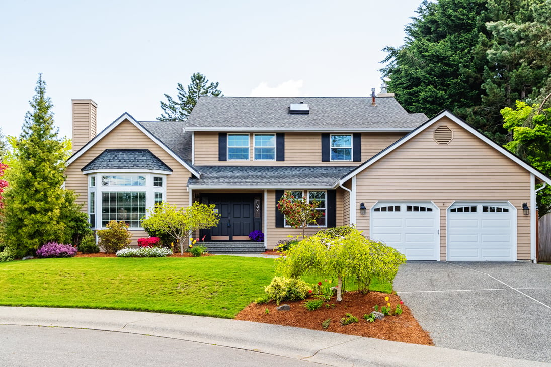 Modern Suburban House Exterior